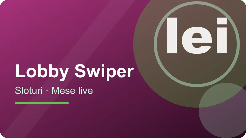 Mese live la Swiper Casino Romania – ilustrație pentru secțiunea Swiper